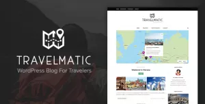 Travelmatic -  Adventure Trips Blog WordPress Theme