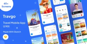 Travgo - Travel Mobile App Ui Kit Template