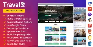 Triper: Creative Tour & Travel, Hotel Booking Agency HTML Template
