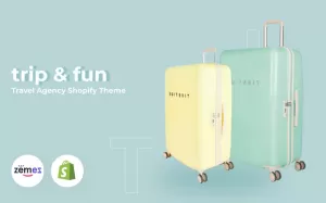 Trip&Fun - Travel Agency Shopify Theme - TemplateMonster