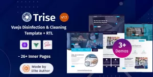 Trise - Vuejs Cleaning & Disinfecting Services Template