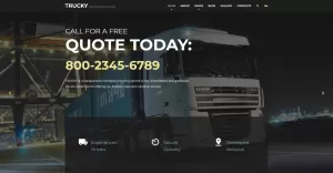 Trucky - Transportation Company Joomla Template