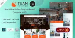 Tuam - React Next.js Property & Office Space Rental Template