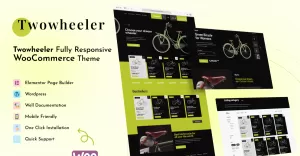 Twowheeler - Motorcycle & The Automobile Store WordPress Theme