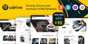 Udrive - Driving School & Institute HTML Template