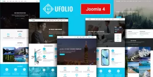 Ufolio - Multipurpose & Portfolio Joomla 4 Template