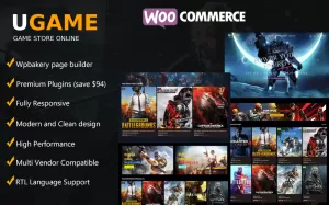 Ugame - Game Store WooCommerce Theme - TemplateMonster