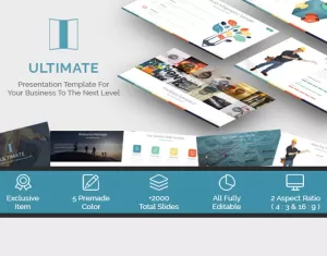 Ultimate - Presentation PowerPoint template - TemplateMonster