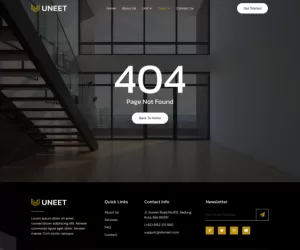 Uneet – Apartment & Single Property Real Estate Elementor Template Kit