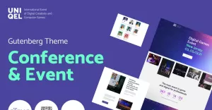 Uniqel - Conference and Event WordPress Theme