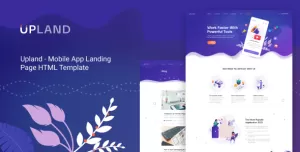 Upland - Mobile App HTML Template