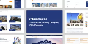 UrbanHouse - Construction Renovation HTML5 Template + SASS