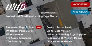 Urip -  Elementor Marketing Landing Page Responsive Theme