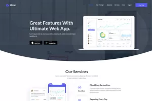 Uzino  Startup App Elementor Template Kit