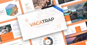 VacaTrap Vacation Travel Keynote Template - TemplateMonster