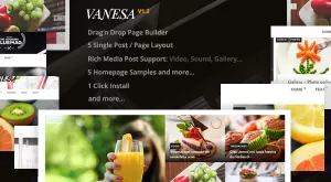 Vanesa - Food WordPress Theme