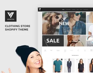 Vanessa - Clothing Store Shopify Theme - TemplateMonster