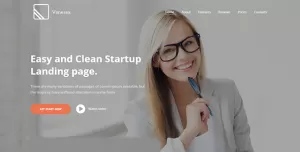 Vanessa - Easy Startup Landing Page Template