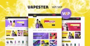 Vapester  Creative Cigarette Store & Vape Shop WooCommerce Theme