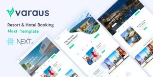 Varaus - Hotel Booking Next Js Template