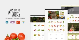 Vegan Food - Organic Store Responsive WooCommerce WordPress Theme