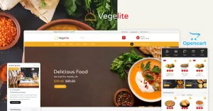 Vegelite - Food OpenCart Template