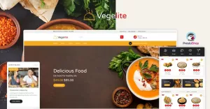 Vegelite - Food PrestaShop Template