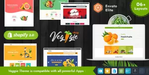 Veggie - Shopify Multi-Purpose Responsive Theme for Organics, Fresh Farming Fruits & Foods