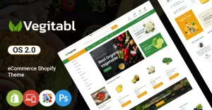 Vegitabl - Organic Food, Fruits and Vegetable Store Shopify Theme