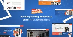 VendGo  Vending  Machines & Snack  HTML Template Pack