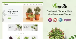Vergreen - Plant & Nursery Store Elementor WooCommerce Responsive Theme