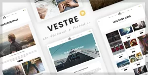 Vestre  Creative Photography & Portfolio WordPress Theme