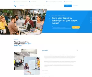 Victoria - Agency & Business  Elementor Template Kit