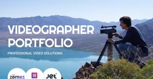 Videographer Portfolio WordPress Theme - TemplateMonster