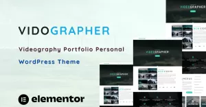 Vidographer - Videography Portfolio Personal One Page WordPress Theme