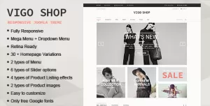 Vigo Shop - Responsive & Multipurpose Joomla Theme