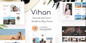 Vihan  Personal & Travel WordPress Blog Theme