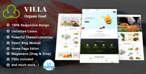 Villa - Organic Food PrestaShop Theme