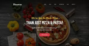 Vincenzo - Delicious Pizza Restaurant Responsive WordPress Theme