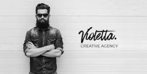 Violetta  Creative Agency Minimal Responsive Site Template