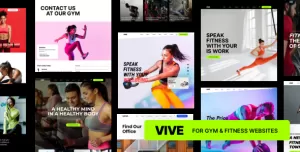Vive  Fitness Gym WordPress