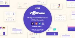 Voifone  Multipurpose VOIP Business HTML5 Template