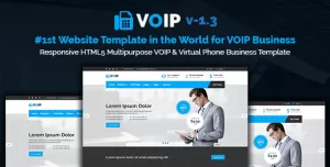 Voipbiz  Responsive VOIP & Virtual Phone Business HTML5 Template