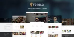 Vorosa - Nonprofit Charity WordPress Theme