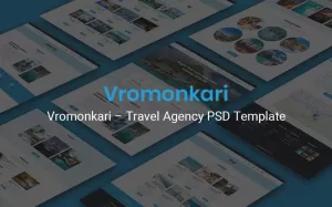 Vromonkari – Travel Agency PSD Template - TemplateMonster