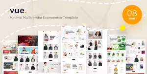 Vue - Clean, Minimal eCommerce PSD Template