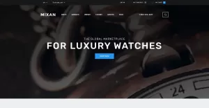 Watches Shop OpenCart Template