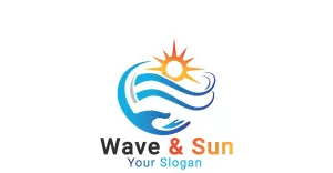 Wave Sun Logo, Sun And Sea Logo, Sunset Logo