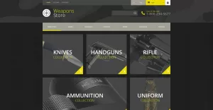 Weapon Shop PrestaShop Theme