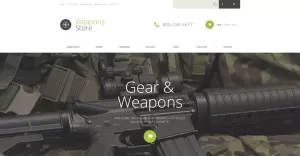 Weapons Collection OpenCart Template - TemplateMonster